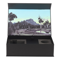 Boîte cadeau magnétique de luxe personnalisée en carton rigide pour chaussures, vêtements, cosmétiques, emballage en papier, boîtes d'emballage magnétiques en carton