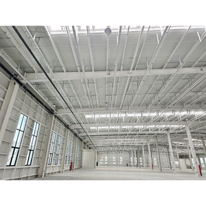 Poutres en acier galvanisé durables en forme de H, atelier <span class=keywords><strong>industriel</strong></span> préfabriqué, hangar de stockage, construction en acier structurel sur mesure, ISO9001 - Product Image 6