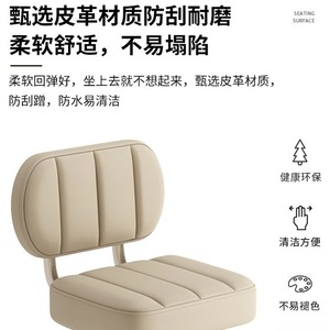 Chaise de barbier réglable en hauteur avec roulettes, sans accoudoirs, pour salon ou usage domestique - Product Image 3