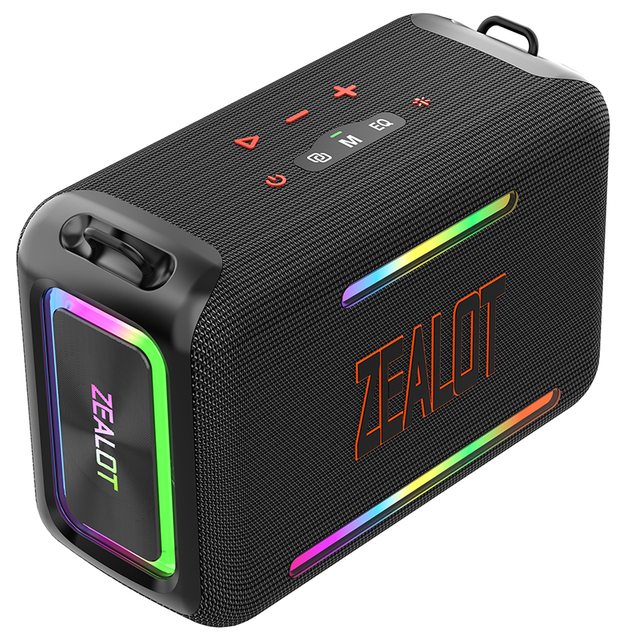 Zealot S95 120W Waterproof Party Speaker with RGB LED Lights 240000mAh Battery