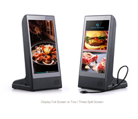 Écran publicitaire numérique LCD Android de table FYD-898 de 8 pouces avec batterie externe 23200 mAh