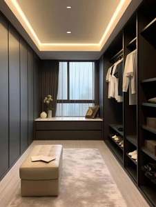 Recién llegado, armario portátil moderno personalizado de madera maciza para uso en el dormitorio del hogar, armario de dormitorio Armable - Product Image 2