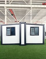 Structure en acier léger préfabriquée multi-usages, évolutrice, respirante, pour logement en conteneur, assemblage rapide, camping extérieur, bureau