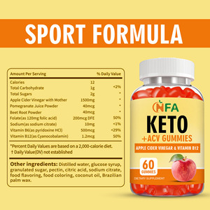 Gomitas de Vinagre de Sidra de Manzana Keto de Alta Calidad con Madre para Desintoxicación, Uso en Adultos, Refuerzo Inmunológico y Aumento de Energía - Product Image 3