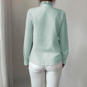 Camisa Elegante de Manga Larga con Botones para Mujer, a la Moda - Product Image 3