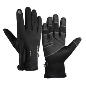 Gants et mitaines polaires unis pour l'hiver, coupe-vent, antidérapants, imperméables, compatibles écran tactile, pour sports de plein air, conduite et cyclisme - Product Image 3
