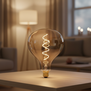 Bombilla Esférica Edison R160 <span class=keywords><strong>E27</strong></span> LED de Filamento <span class=keywords><strong>4W</strong></span>, Luces Colgantes Decorativas de Gran Tamaño para Interiores - Product Image 6