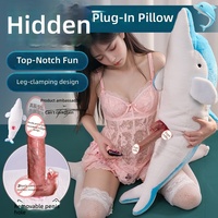 Vibrateur en peluche petit dauphin pour femmes, jouet sexuel réaliste, confortable et mignon, masturbateur