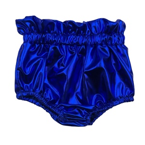 Qingli OEM tariffe gratuite personalizzate Multi colore Shinny per bambini in pelle Bloomers Bummies Shorts - Product Image 5