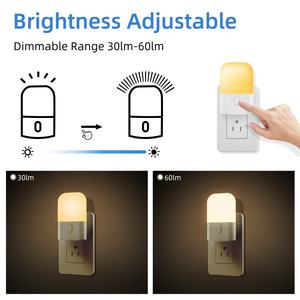 Détecteur de mouvement infrarouge sans fil, commande automatique intelligente, US EU 110V 230V, mini lampe LED à brancher, veilleuse pour enfant - Product Image 5