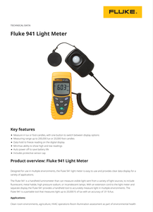 941 Luxmètre portable pour la mesure précise de l'éclairement en lumen ou en foot-candle, destiné aux instruments de mesure et d'analyse - Product Image 4