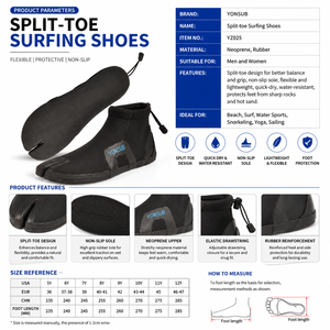 Bottes de <span class=keywords><strong>plongée</strong></span> en néoprène à bout fendu 3/4/5 mm, séchage rapide, antidérapantes, pour la <span class=keywords><strong>plongée</strong></span> avec tuba, le surf et la plage - Product Image 4