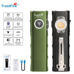 Untuk MINIX3-SC 1100LM Lampu Sorot Putih Hangat Lampu UV 3-in-1 Senter LED Tipis Magnetik Datar 1500mAh USB-C IP66 - Product Image 1