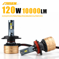 Ampoule de phare LED H1 H3 H4 H7 H11 9005 9006 12V 120W 10000LM 6000K Canbus IP68 Remplacement des phares halogènes de voiture