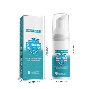 OEM/ODMプライベートラベル家庭用トラベルサイズ口洗いすすぎ息歯ホワイトニングミントマウスウォッシュスプレー - Product Image 2