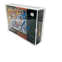 Boîtier d'affichage de jeu en acrylique, haute transparence, NES & SNES & N64 & GAMEBOY, résistance aux UV