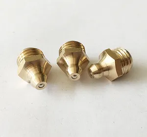 1/8 BSP Fitting Ulir Pipa Alemite, Adaptor Coupler Gemuk Lurus