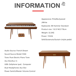 Cademe chuyên nghiệp Đàn <span class=keywords><strong>piano</strong></span> điện tử bàn phím 88 phím trọng Đàn <span class=keywords><strong>Piano</strong></span> teclado cho studio - Product Image 4