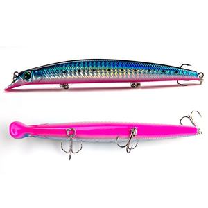 Cebos <span class=keywords><strong>de</strong></span> Pesca <span class=keywords><strong>de</strong></span> lubina y Lago VM07, anzuelos flotantes <span class=keywords><strong>de</strong></span> pececillos grandes VM07, ojos 3D, Vibra, suspensión, Jerkbait, venta al por mayor - Product Image 5