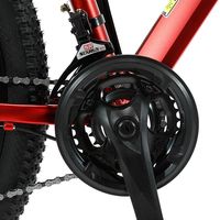 Vélo de montagne pour adultes à 21 vitesses, frein à disque, cadre souple, acier, 26/29 pouces, pour hommes et femmes, 26/29 pouces