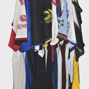 Bán Buôn Người Đàn Ông Của Dài Tay Áo Retro Bóng Đá Áo Sơ Mi Thể Thao Quá Khổ Cổ Điển Lưới Polyester Polo Bóng Đá Jersey - Product Image 1