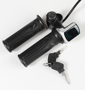 24V 36V 48V 60V Elektrischer Fahrrad-Lenker-Drehgasgriff mit LCD-Anzeige und Schlüsselschloss für Scooter und E-Bike Ersatzteile - Product Image 6