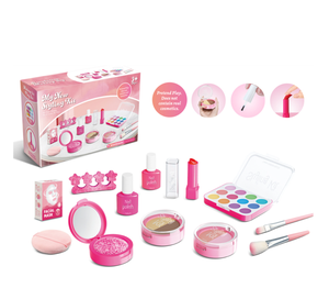 Joyería <span class=keywords><strong>de</strong></span> simulación Cosméticos Vestir Chica Princesa Casa Juego <span class=keywords><strong>de</strong></span> juegos <span class=keywords><strong>de</strong></span> rol Colorete Sombra <span class=keywords><strong>de</strong></span> ojos Paleta Lápiz labial <span class=keywords><strong>Espejo</strong></span> - Product Image 1