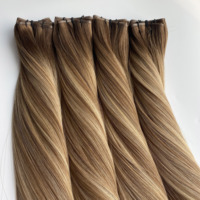 Extensions de cheveux humains chinois Remy à trame unique, double tirage, cuticules alignées, sans nœuds, pour vente en gros et salons professionnels