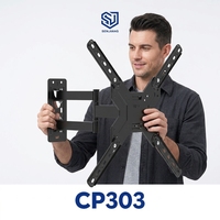 Senjiang Fabrikpreis Beliebtes Design Montierte Vollbewegliche Wandhalterung TV-Halterung Schwenkbare TV-Halterung für 26-65 Zoll Anpassbar