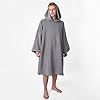 Thick Quick Dry 100%Cotton Summer <b>Beach</b> Towel Surf Poncho <b>Changing</b> <b>Robe</b> with Hooded - Product Image 3
