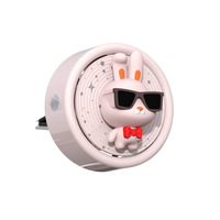 Clip de parfum pour sortie d'air de voiture, décoration lapin de dessin animé, diffuseur d'aromathérapie pour voiture, accessoire d'intérieur automobile
