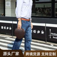 Housse en cuir véritable de luxe faite à la main Crazy Horse Texture pour Apple Airpods Max casque écouteur étui de protection