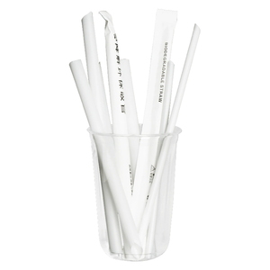 Individual Wrapped Biodegradable PLA Plastic Bubble Tea <strong>Straw</strong> Smoothie <strong>Milkshake</strong> Boba Drinking Disposable <strong>Straws</strong> - Product Image 6