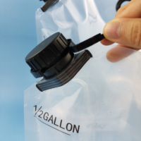 Poche à eau transparente de 5 L avec bec verseur pour usage extérieur, sac à boisson avec poignée