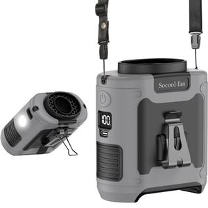 Ventilateur Socool 10000mAh Portable sans Lame avec Clip, Batterie Externe pour Athlètes et Sports de Plein Air - Product Image 1