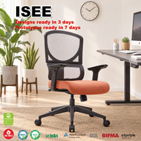 Chaise de bureau exécutive ergonomique en maille avec appui-tête 3D, siège en mousse moulée, vérin à gaz classe 4, pivotante, certifiée BIFMA, par GTChair
