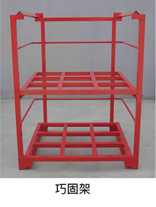 Vouwbare opslagkooi van gegalvaniseerd koolstofstaal, afmetingen aanpasbaar - Product Image 2