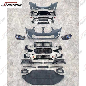 Kit de Conversión de Modificación de Automóviles para <span class=keywords><strong>BMW</strong></span> <span class=keywords><strong>X4</strong></span> G02 2018-2021, Actualización a Parachoques Delantero y Trasero, Faros y Rejilla Delanteros F98 LCI X4M 2022 - Product Image 3