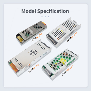 300w saklar linier pergantian kecil suplai daya 220v 5v 40A 60a layar tampilan LED transformator Strip pengendali lampu dalam ruangan - Product Image 6