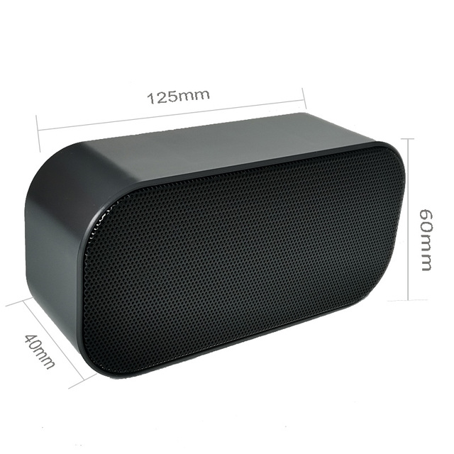 HONK HK5010 2.0 Mini USB DC Powered Black Plastic 2.0 Channel Loud Portable Desktop Computer Speaker