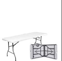 Faltbarer Garten-Kunststoff-Klapptisch mit modernem Design für Veranstaltungen im Freien