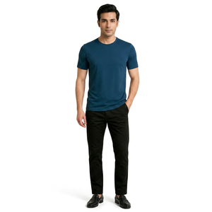 T-shirt d'été de la meilleure qualité pour hommes, t-shirts décontractés surdimensionnés personnalisés, t-shirt en coton léger pour temps chaud - Product Image 1