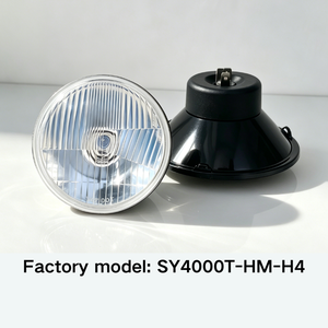 Nouveau phare universel 12V 5,75 pouces H4 semi-scellé avec boîtier, homologué DOT SAE, pour <span class=keywords><strong>moto</strong></span> et remplacement de phare de voiture ancienne 4000 - Product Image 1