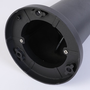 Black Aluminum Lawn <b>Light</b> LED 5000K IP65 Water-Resistant Garden Lamp <b>Post</b> Flush Mount 50000 Hours Lifespan Motion Sensor <b>Solar</b> - Product Image 5