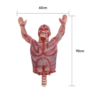 鬼屋僵尸手指悬挂万圣节血腥尸体