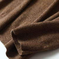 Pull tricoté en cachemire pur pour hommes, chandail à col ras du cou, style vintage, collection automne et hiver 100