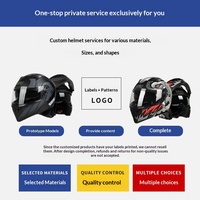 Nouveau casque de moto intégral tout-terrain transfrontalier en ABS, personnalisable, ensemble trois pièces, petit format, certifié DOT, motif éclaboussures