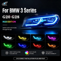 Phare laser LT G20 pour BMW G20 330i M340i 2019-2022, phares laser pré-LCI, mise à niveau des phares AFS RGB jaune blanc DRL