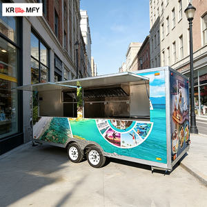 Snack <b>Food</b> Cart Coffee Bar Cart Ice Cream Kiosk Catering Van Small Concession Trailer - Product Image 2