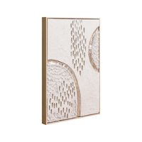 Homco Vente en gros Toile murale décorative Peinture murale moderne pour la décoration de la maison et du bureau Art mural abstrait Peint à la main avec des formes